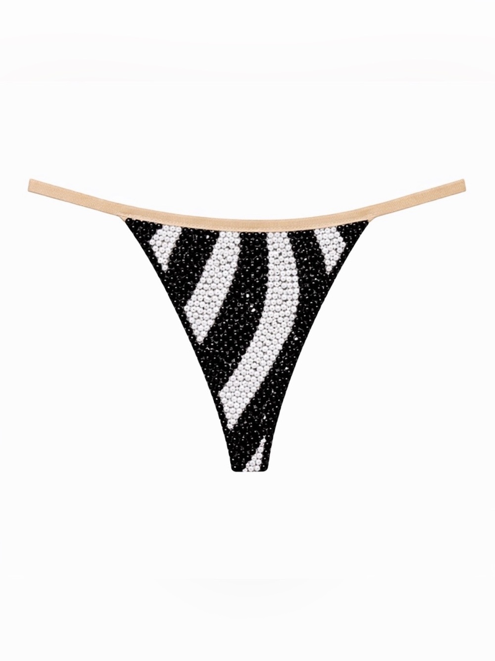 Pinstripes Theme Crystal Rhinestone Pantie Choose Style & Size XS-3X New